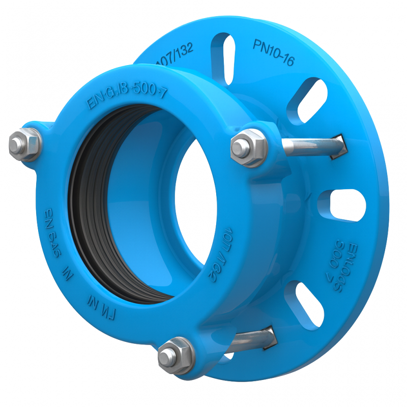 Adaptateur à bride grande tolérance BGT METEOR DN100/125 PN10/16 ...